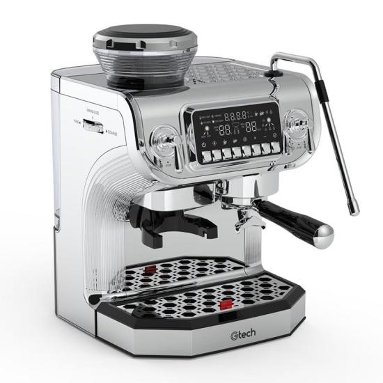Gtech ST-530ED PID Tek Gruplu Ev Tipi Öğütücülü Espresso Kahve Makinesi