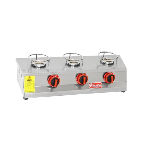 Himaksan 3 lü Set Üstü Künefe Ocağı Gazlı ve Lpg Li HMK-KNFOG 3