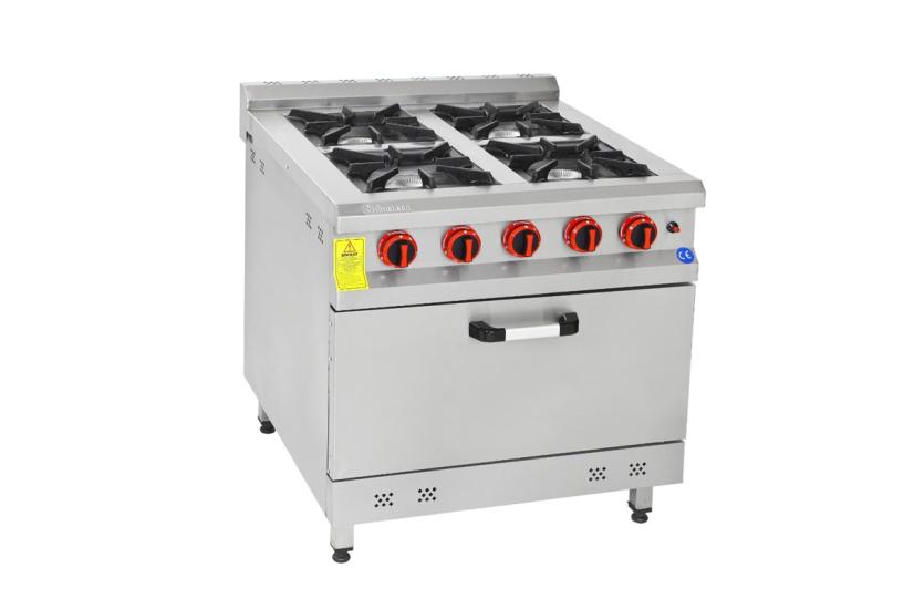 Himaksan 4 Lü Kuzine Gazlı Ve LPG Li 80X80X85 Cm HMK-KZG 880