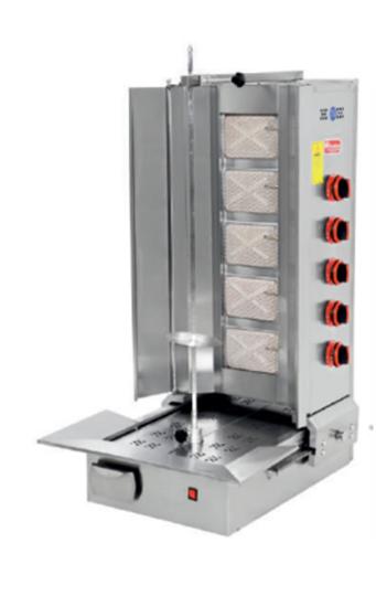 Himaksan 5 Li Döner Ocağı Alttan Motorlu Gazlı ve Lpg Li HMK-AMDNG 5