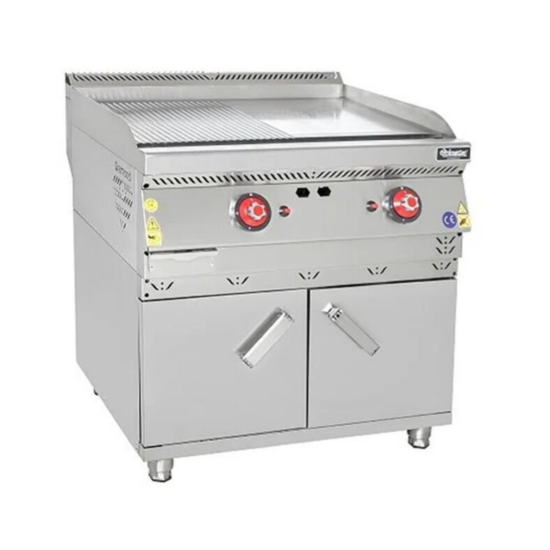 Himaksan Dolaplı Yarı Oluklu Izgara Elektrikli 80x90x85 cm HMK-DIZEY 898