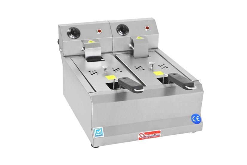 Himaksan Fritöz Çiftli 3+3 Lt Elektrikli 42X50X20 Cm HMK-FE 3+3
