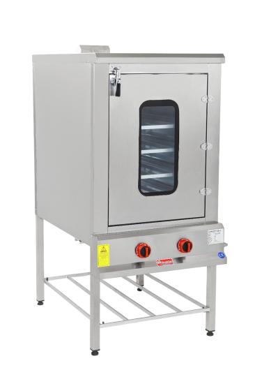 Himaksan Tek Kapılı Pasta Börek Fırını Gazlı ve Lpg Li 75X100X160 Cm HMK-PB 1075