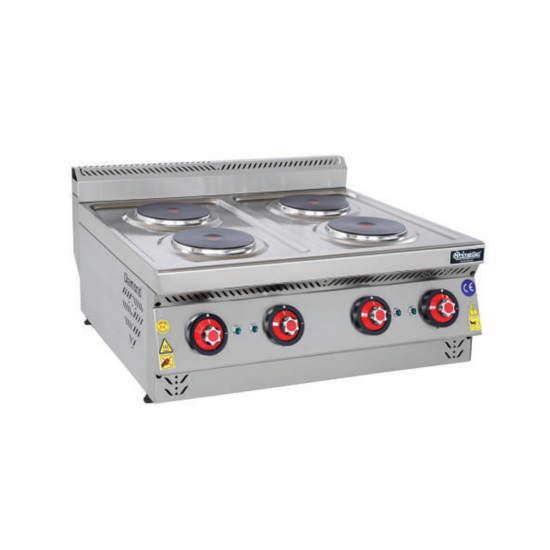 Himaksan Set Üstü Dörtlü Elektrikli Ocak 80x70x30 cm HMK-SOE 873