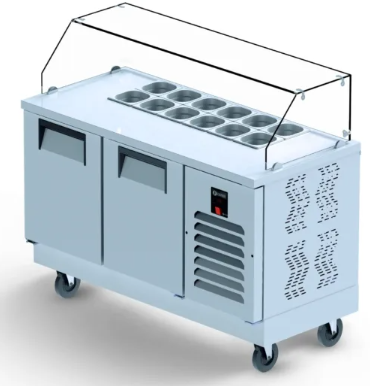 Iceinox 3 Kapılı Hazırlık Buzdolabı 200x70x130 cm FTS 515 CR
