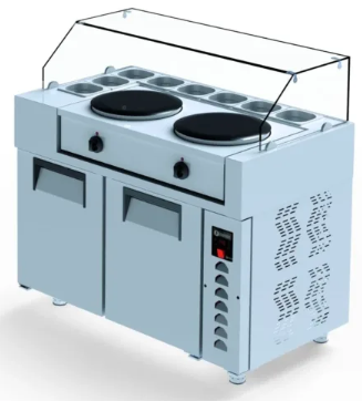 Iceinox 2 Kapılı Krep Buzdolabı 125x70x133 cm KRN 330 CR
