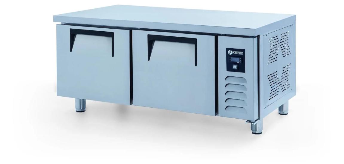 Iceinox Tezgah Tip Buzdolabı 2 Kapılı Kısa Model 125X60X85 Cm CTN 275 CR