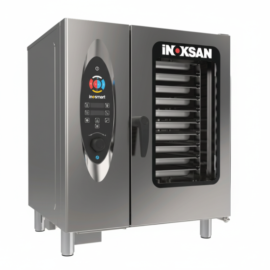 İnoksan 10 Tepsi Kapasiteli Elektrikli Kombi Fırını GN 1/1 INO-FBE 010