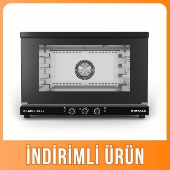 İnoxclass 4 Tepsili Patisserie Fırın, Manuel Elektrikli Donata D04EF