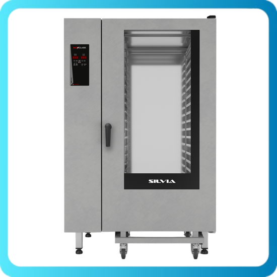 İnoxclass 40 Tepsili Konveksiyonlu Fırın Elektrikli 40 x GN 1/1 - 20 x GN 2/1 Silvia S40E