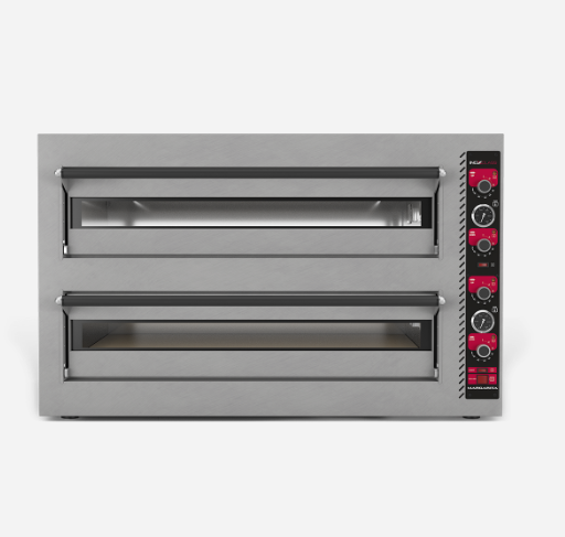 İnoxclass Çift Katlı Pizza Fırını Elektrikli 30 cm x 12 Pizza Kapasiteli Margarita M602E