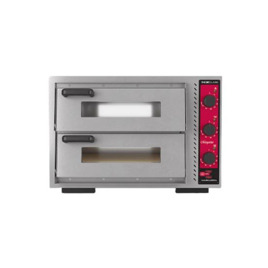 İnoxclass Çift Katlı Pizza Fırını Elektrikli 25 cm x 8 Pizza Kapasiteli Margarita M402E