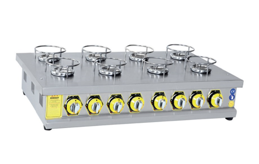 İnoxmaster 10 Lu Künefe Ocağı Gazlı ve Lpg Li 110x50x18 Cm İMR-KNFOG-10