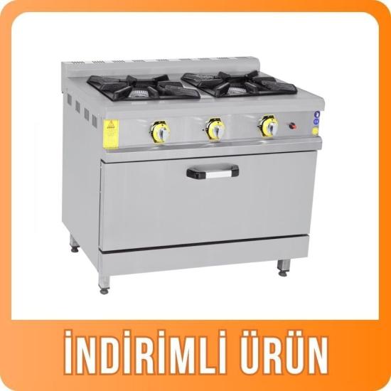 İnoxmaster 2 Li Kuzine Gazlı ve Lpg Li 100x60x85 Cm İMR-KOG-1060