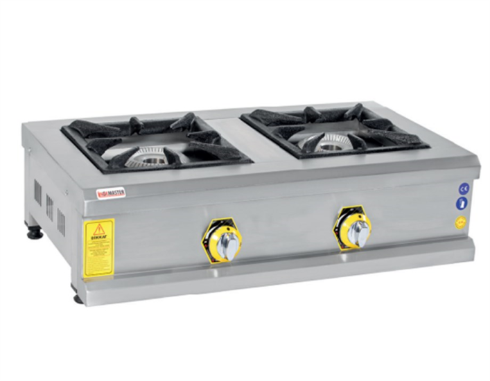İnoxmaster 2 Li Set Üstü Ocak Gazlı ve Lpg Li 100x50x25 Cm İMR-SOG-1050
