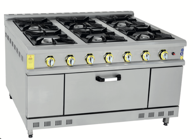 İnoxmaster 6 Lı Kuzine Gazlı ve Lpg Li 150x100x85 Cm İMR-KOG-1510