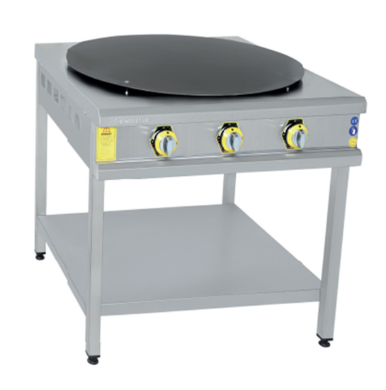 İnoxmaster Taban Raflı Gözleme Ocağı Gazlı Ve Lpg Li 70x70x85 Cm İMR-TBGZOG-70