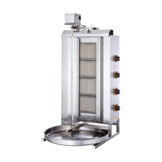 Işıkgaz Silver Doğalgazlı 4 Radyanlı Üstten Motorlu Döner Ocağı