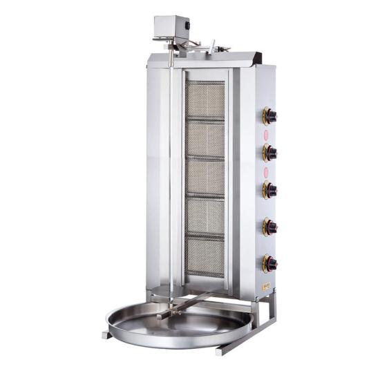 Işıkgaz Silver Doğalgazlı 5 Radyanlı Üstten Motorlu Döner Ocağı
