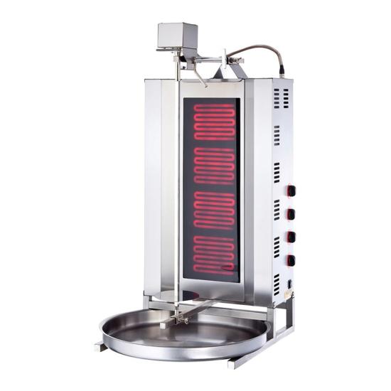 Işıkgaz Silver Elektrikli 4 Radyanlı Üstten Motorlu Döner Ocağı