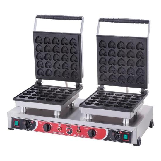 Işıkgaz Silver Elektrikli Çiftli Kalpli Bubble Waffle Makinesi
