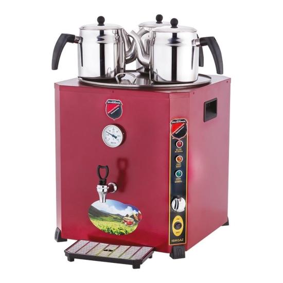 Işıkgaz Silver Elit Jumbo 36 Litre 3 Demlikli Çay Kazanı Makinesi