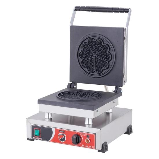 Işıkgaz Silver Endüstriyel Elektrikli Tekli Çiçek Waffle Makinesi