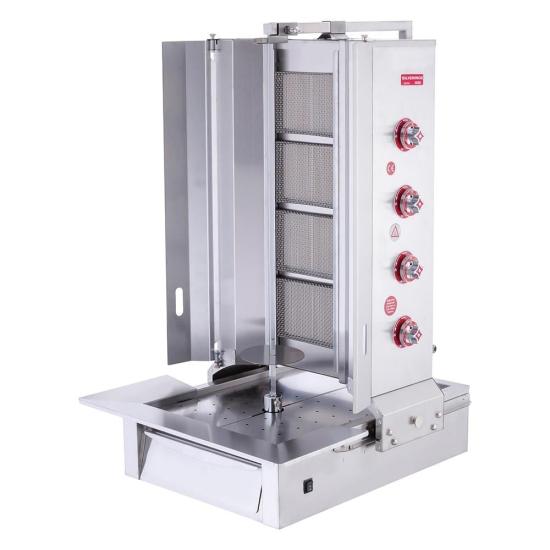 Işıkgaz Silver Tüplü 4 Radyanlı Alttan Motorlu Döner Ocağı