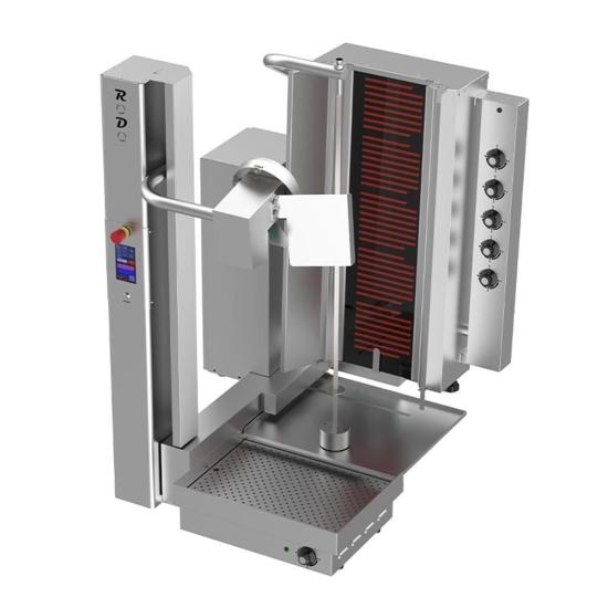 Kalitegaz 5 Radyanlı Elektrikli Döner Robotu 82x80x140 cm RODO5E