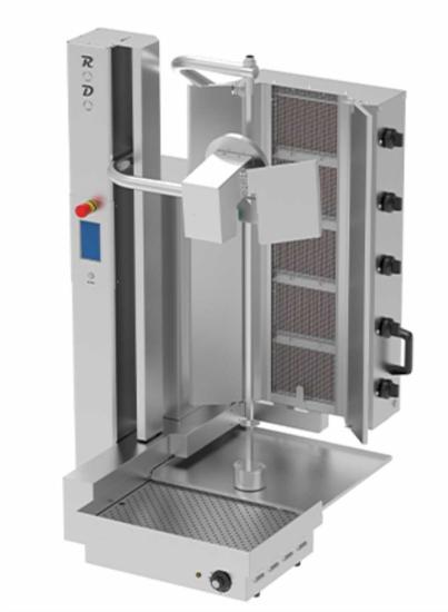 Kalitegaz 5 Radyanlı Gazlı Döner Robotu 75x80x113 cm RODO5G
