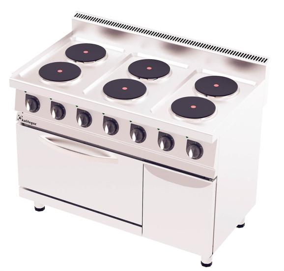 Kalitegaz 6 ’Lı Elektrikli Kuzine 120x70x90 Cm CO1270E Rinnova