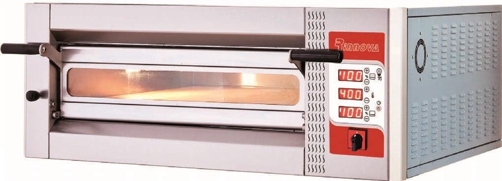 Kalitegaz Elektrikli Pizza Fırını 6x30 cm Pizza Kapasiteli Tek Katlı Dijital E6301D Rinnova