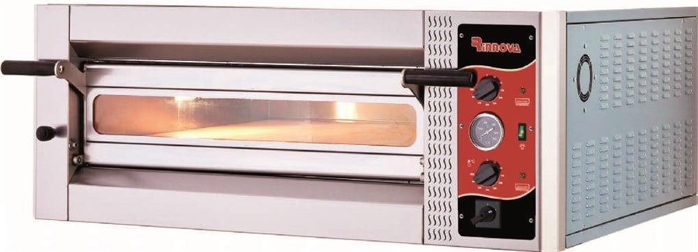 Kalitegaz Elektrikli Pizza Fırını 6x35 cm Pizza Kapasiteli Tek Katlı Manuel E6351WA Rinnova