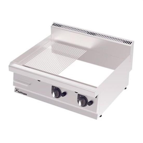 Kalitegaz Elektrikli Pleyt Izgara Yarı Oluklu Krom Kaplı 90x70x29 cm GS9070EC