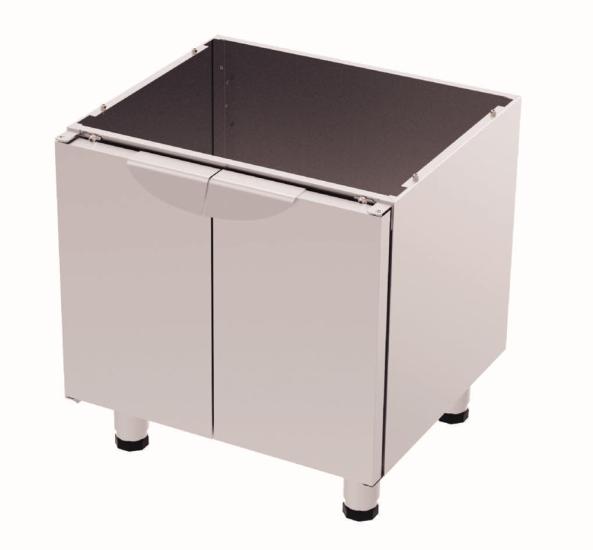 Kalitegaz Paslanmaz Set Altı Kapaklı Dolap 60x60x61 cm CS6060