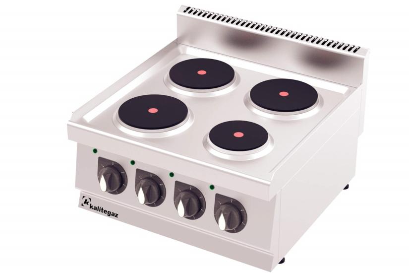 Kalitegaz 4 Plateli Elektrikli Set Üstü Ocak 60x60x29 Cm C6060E Rinnova