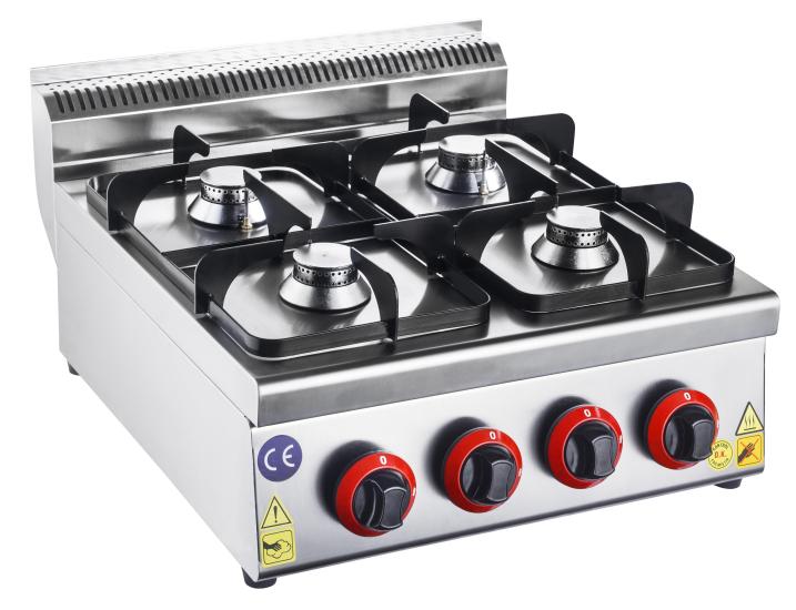 CSA 4 lü Ocak Set Üstü Gazlı ve Lpg Li 50x57x29 cm KRCS.SOG.557.CE