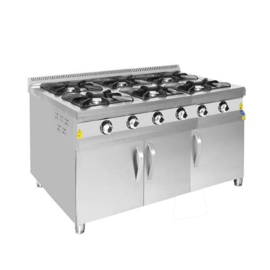 CSA 6 lı Gazlı Ocak Alt Dolaplı Ce Belgeli 150x100x85 cm KRCS.SDKZ.1510.CE