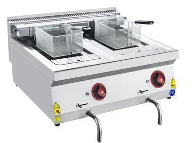 CSA Elektrikli Fritöz 12+12 Litre Kapasiteli 700 Seri 80x70x30 KRCS.ESFE.870