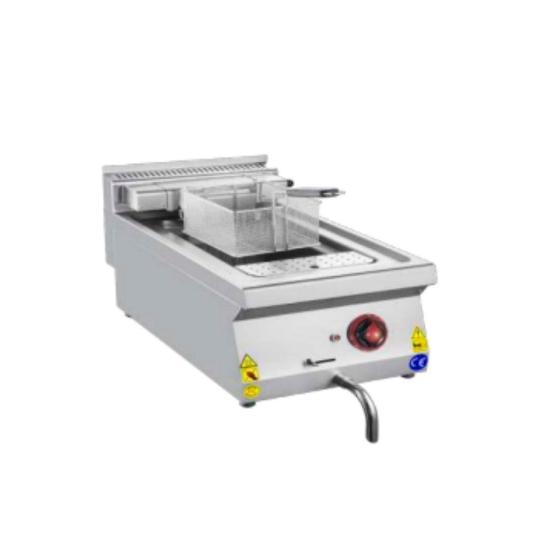CSA 10 Litre Gazlı Fritöz 700 seri 40x75x30 cm KRCS.ESFG.470