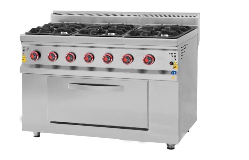 CSA 6 lı Kuzine Gazlı ve Lpg Li Ce Belgeli 120x90x85 cm KRCS.FOG.1290