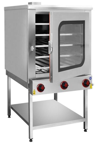 CSA Pasta Börek Fırını 5 Sıralı Gazlı ve Lpg Li Ce Belgeli 90x90x160 cm KRCS.SPBFG.9090.CE