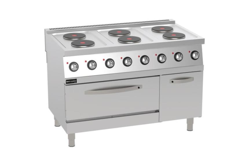 Kayalar 6 Lı Elektrikli Kuzine 1/2 Dolaplı 120x70x30 cm KEKEFD12070