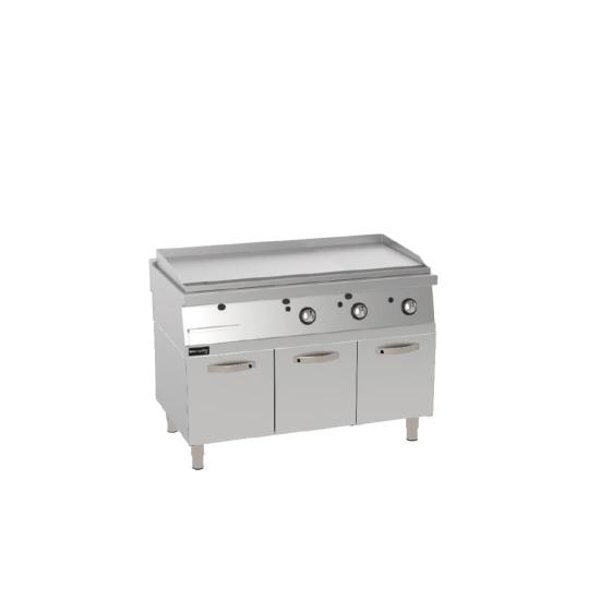 Kayalar Gazlı Yarı Düz Yarı Oluklu Izgara Alt Dolaplı 120x90x85 cm KIYOG12090