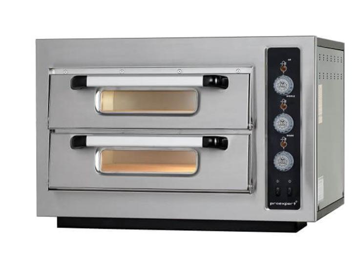Maksan Elektrikli Pizza Fırını Çift Katlı 25 cm 4+4 Pizza Kapasiteli PO-402