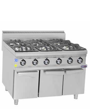 Mayapaz 6’lı Gazlı Ocak Alt Dolaplı 120x90x85 M-DOG 1290