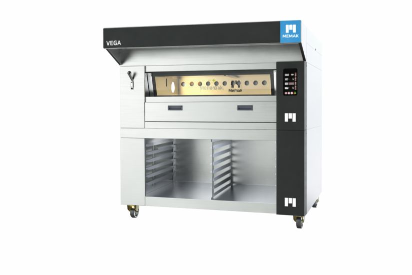 Memak Taş Tabanlı Tek Katlı Fermantasyon Davlumbazlı Doğalgazlı Fırın 120x80 VEGA128-1-F-D