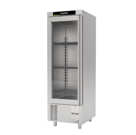Ndustrio Dik Tip Snack Buzdolabı - 1 Tam Cam Kapılı CPS-101-GD