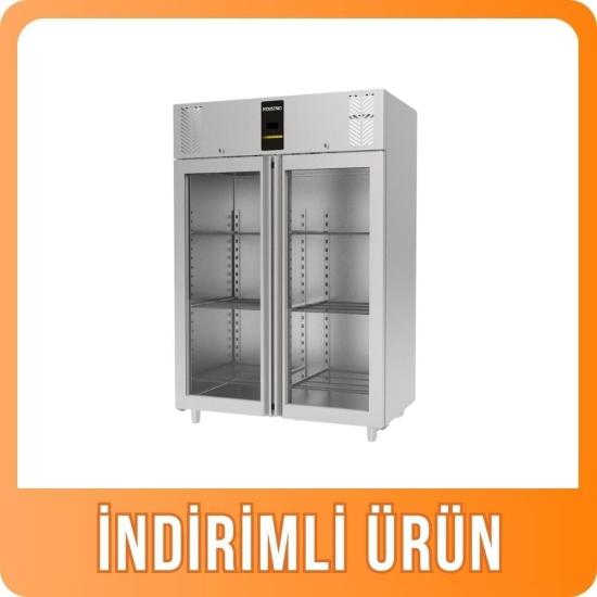 Ndustrio Dik Tip Snack Buzdolabı 2 Tam Cam Kapılı CPS-202-GD