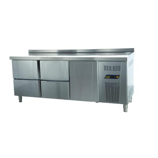 Ndustrio Tezgah Tip Gastronorm Derin Dondurucu 4 Çekmeceli - 1 Kapılı TNG-73-4D